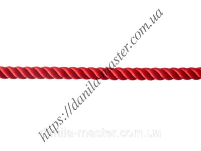 Шнур нейлоново-шелковый красный плетеный Milan 226 (d=1,5мм) 715465082 фото