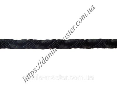 Шнур нейлоново-шелковый черный плетеный Milan 222 (d=4,0мм) 692518550 фото